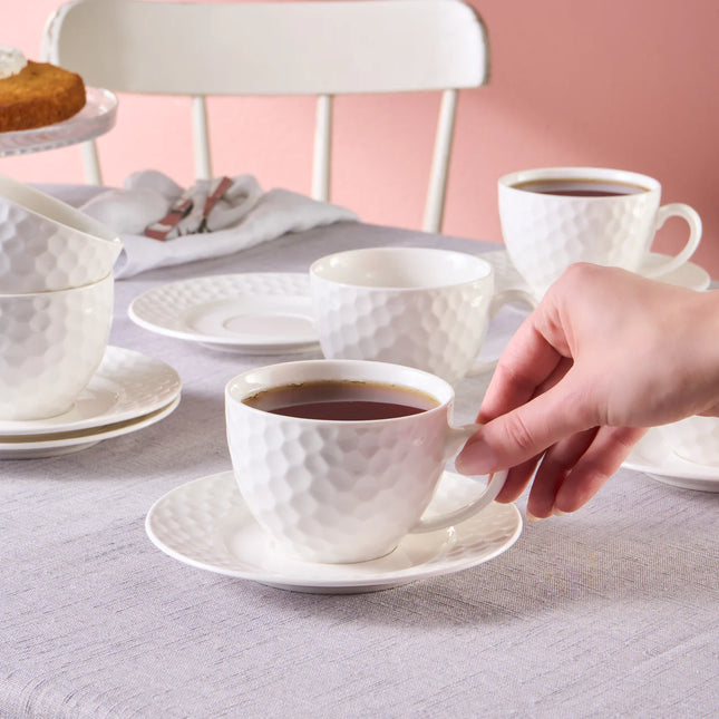 KARACA Karaca Nora Cappuccino/Nescafeset 12-Delig | 6-Persoons