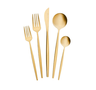 KARACA Karaca Orion Matt Gold Bestekset 30 Delig | 6 Persoons