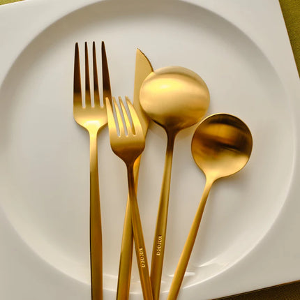KARACA Karaca Orion Matte Gold 12-Persoons 60-Delig Bestekset