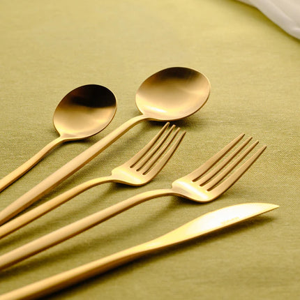 KARACA Karaca Orion Matte Gold 12-Persoons 60-Delig Bestekset