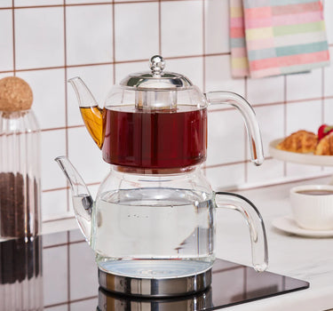 KARACA Karaca Pandora Glazen Theepot 1,25 / 2,5 Liter