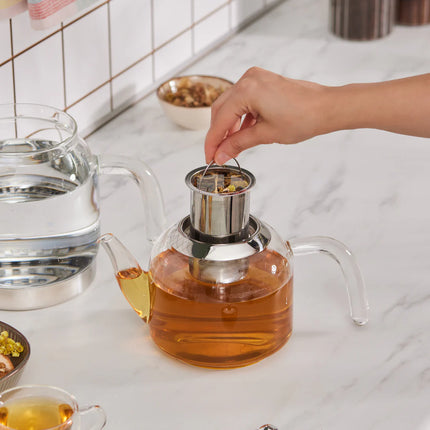 karaca Karaca Panora Familieformaat Glazen Theepot