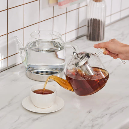 karaca Karaca Panora Familieformaat Glazen Theepot