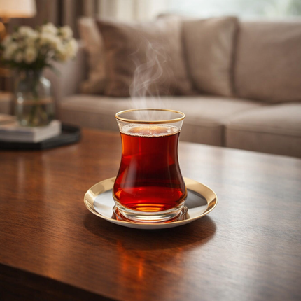 KARACA Karaca Pera Gold Theeset 18 Delig | 6 Persoons