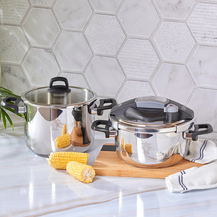 KARACA Karaca Perfect Gray 4 / 6 Lt Snelkookpanset 4 Delig