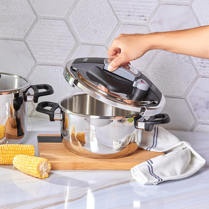 KARACA Karaca Perfect Gray 4 / 6 Lt Snelkookpanset 4 Delig