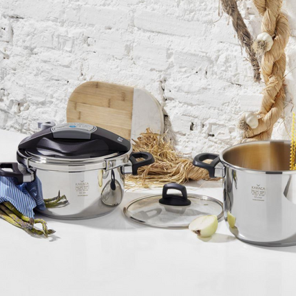 KARACA Karaca Perfect Gray 4 / 6 Lt Snelkookpanset 4 Delig