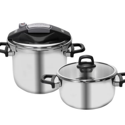 KARACA Karaca Perfect Gray 4 / 6 Lt Snelkookpanset 4 Delig