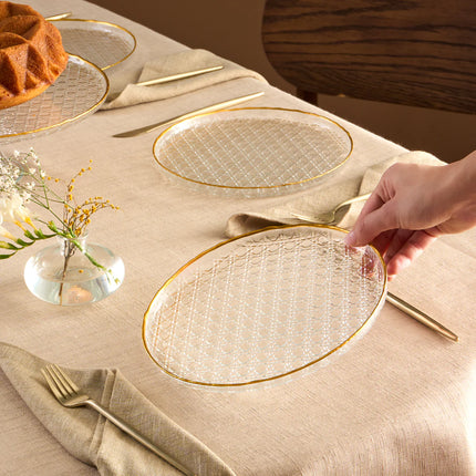 karaca Karaca Rattan Gold Gebaksset 7 Delig