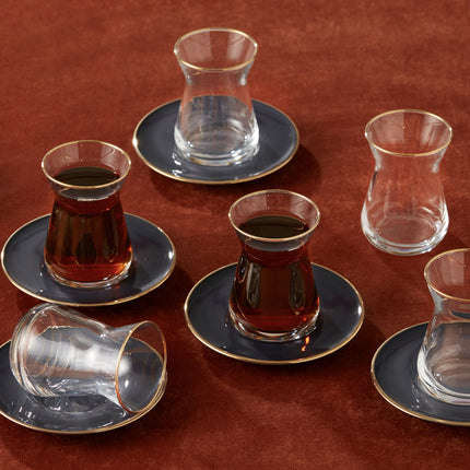 KARACA KARACA RETRO THEESET 12 DELIG | 6 PERSOONS ANTRASIET