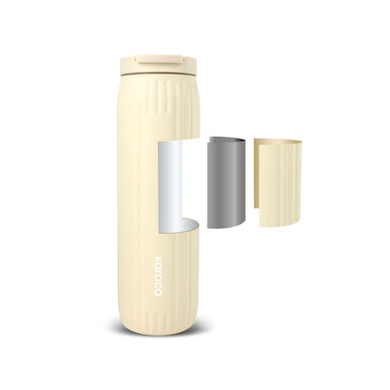 KARACA Karaca Rimo Lekvrije RVS Thermosfles 600 ml Crème