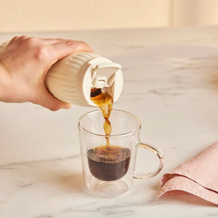 KARACA Karaca Rimo Lekvrije RVS Thermosfles 600 ml Crème