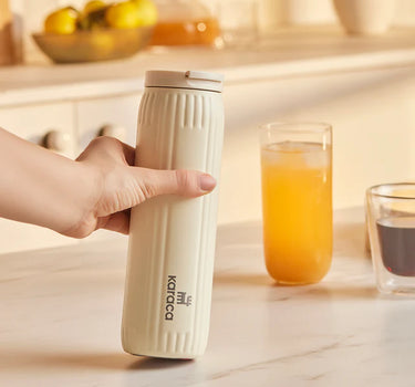 KARACA Karaca Rimo Lekvrije RVS Thermosfles 600 ml Crème
