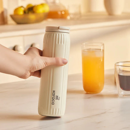 KARACA Karaca Rimo Lekvrije RVS Thermosfles 600 ml Crème