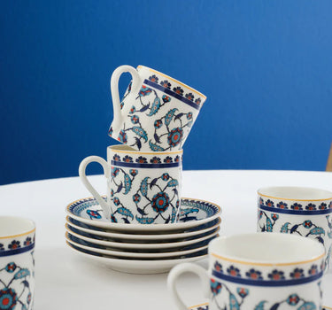 KARACA Karaca Rumi Espressoset 12 Delig | 6 Persoons