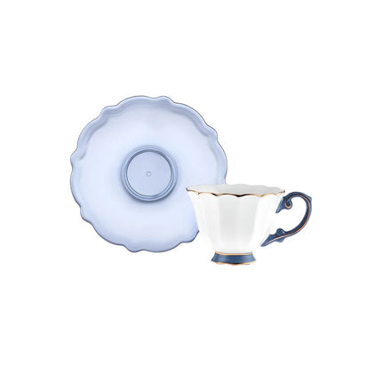 KARACA Karaca Samo  Espressoset 4 Delig | 2 Persoons Donker Blauw