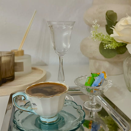 KARACA Karaca Samo Espressoset 4 Delig | 2 Persoons Turquoise