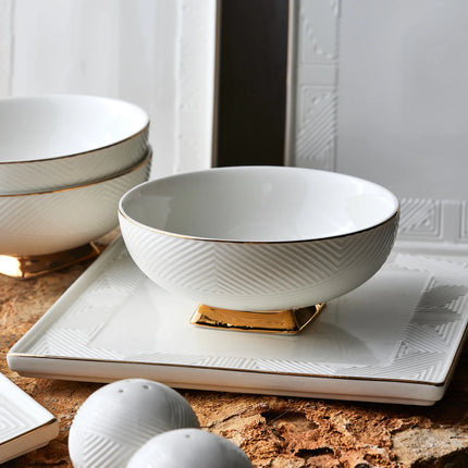 KARACA Karaca Streamline ArtDeco Serviesset 22 Delig | 6 Persoons