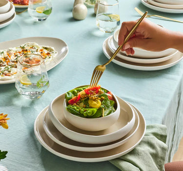 KARACA Karaca Streamline Cupid Stoneware 12-Persoons | 55-Delig Serviesset ( AFHAAL )