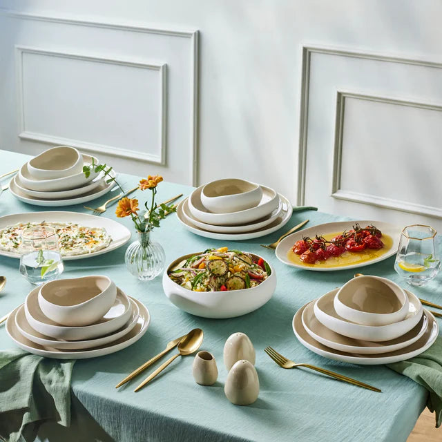 KARACA Karaca Streamline Cupid Stoneware 12-Persoons | 55-Delig Serviesset