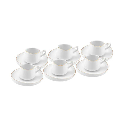KARACA KARACA STREAMLINE HOLE ESPRESSOSET 12 DELIG | 6 PERSOONS