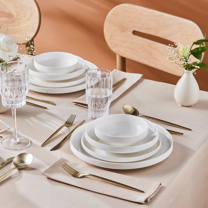 KARACA Karaca Streamline New Saturn Wit 24-delige Serviesset - 6 Persoons