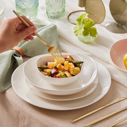 KARACA Karaca Streamline Rubicon 24-delig servies voor 6 personen, wit