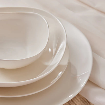 KARACA Karaca Streamline Rubicon 24-delig servies voor 6 personen, wit