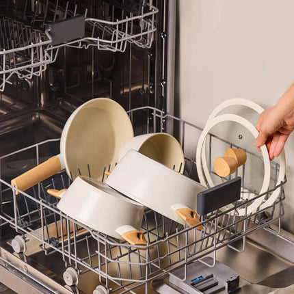 karaca Karaca Swiss Crystal Almond Cream 12-delige Pannenset