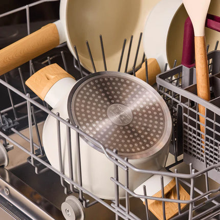 karaca Karaca Swiss Crystal Almond Cream 12-delige Pannenset