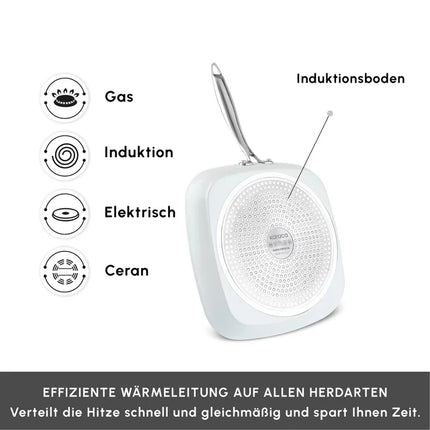 KARACA Karaca Swiss Crystal amandelcrème Grillpan 28 cm