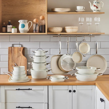 KARACA Karaca Swiss Crystal amandelcrème Grillpan 28 cm