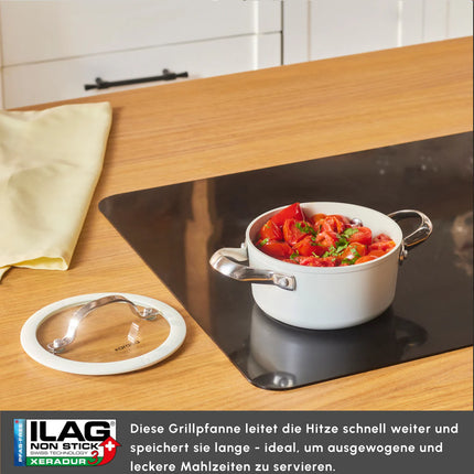 karaca Karaca Swiss Crystal amandelcrème Kookpan 14 cm