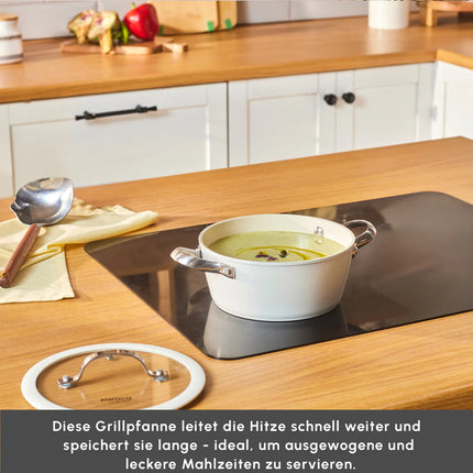 karaca Karaca Swiss Crystal amandelcrème Kookpan 20 cm