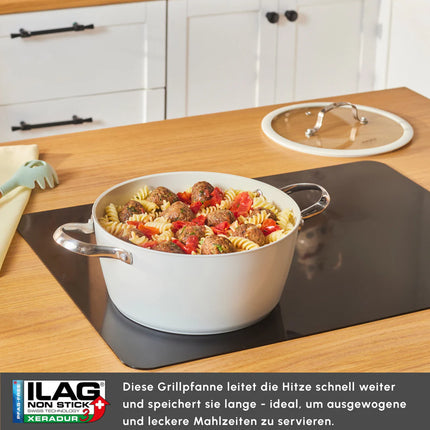 karaca Karaca Swiss Crystal amandelcrème Kookpan 24 cm