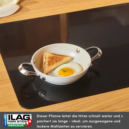 karaca Karaca Swiss Crystal amandelcrème Omeletpan 16 cm