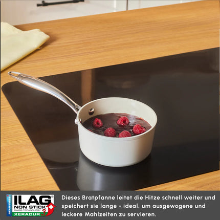 karaca Karaca Swiss Crystal amandelcrème sauspan 14 cm