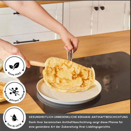 karaca Karaca swiss kristal amandelcrème pannenkoekenpan 25 cm