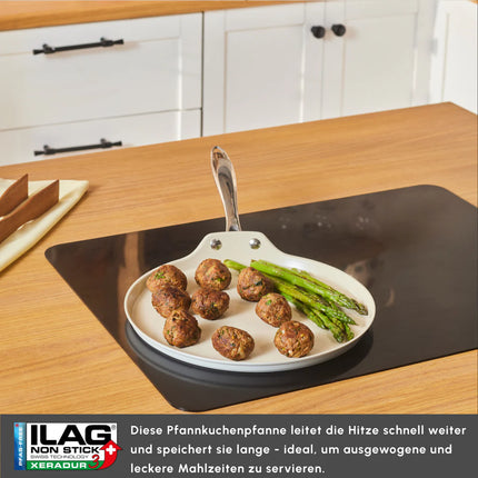 karaca Karaca swiss kristal amandelcrème pannenkoekenpan 28 cm