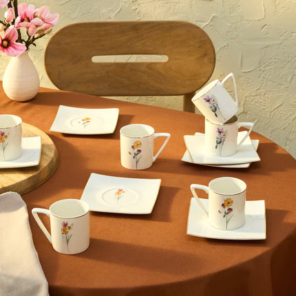 KARACA Karaca Valencia Nescafeset 12 Delig | 6 Persoons 190 ml