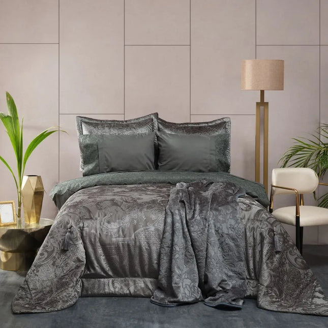 KARACA Karaca Valeria Best Bedspreiset Petrol 8 Delig