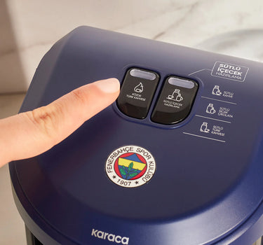 KARACA Karaca x Fenerbahce gelicentieerde Hatır Hüps Turkse koffiemachine met melkfunctie