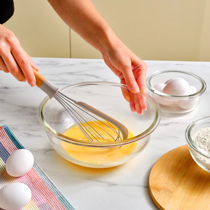 KARACA Karaca x Refika Gadgets garde met houten handvat en siliconen schraper