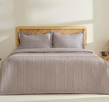 KARACA Margot Bedsprei set 3 Delig | Grijs 230x240 cm