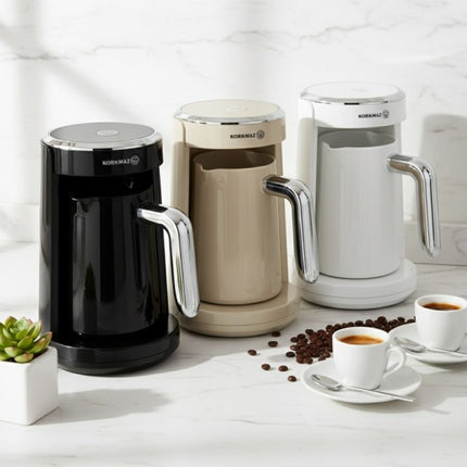 KORKMAZ Korkmaz Keyif Türk elektrische Turkse Koffiezetapparaat | Zwart