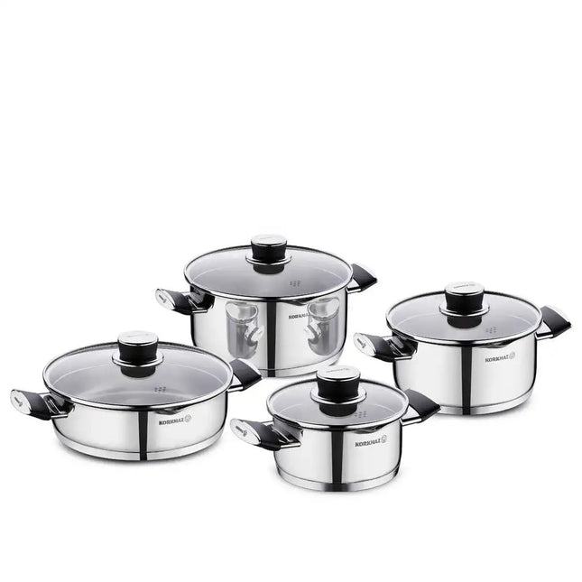 KORKMAZ Korkmaz  Pera 8 - Delig Pannen set Zwart