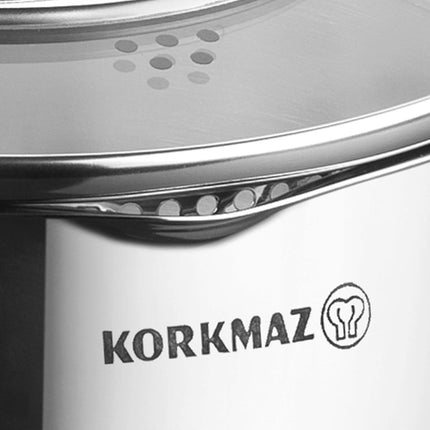 KORKMAZ Korkmaz  Vertex 8-dlg Pannenset