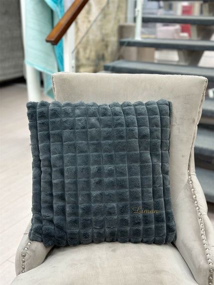 LALEE Harmony Sierkussens 48 x 48 cm Graphite