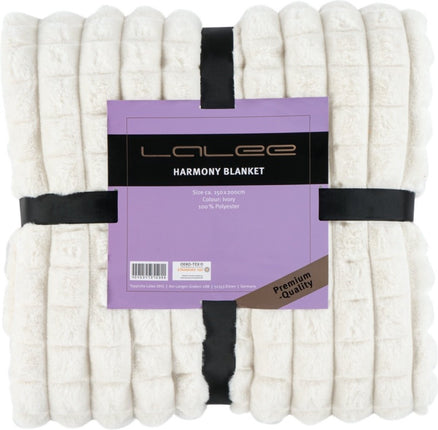 LALEE Harmony Vacht Deken Hoogpolig Soft Touch Ivoor  - 150x200 CM