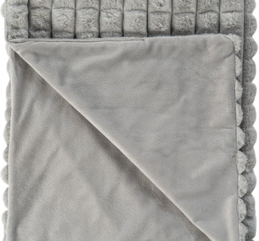 LALEE Harmony Vacht Deken Hoogpolig Soft Touch Zilver - 150x200 CM